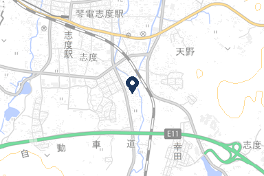 ベルモニー会館 志度 納棺師の家族葬ホール和ごころの周辺地図