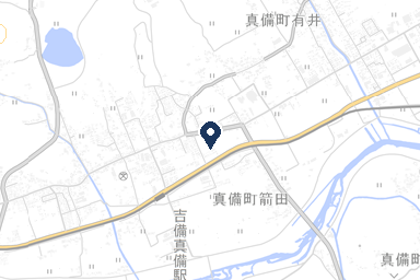 エヴァホールまびの周辺地図