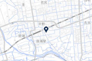 エヴァホール庭瀬の周辺地図