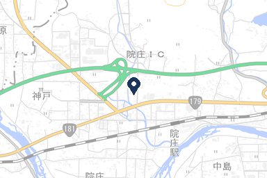 法要庵 津山西会館の周辺地図