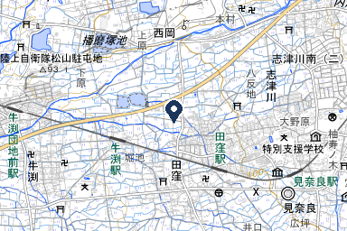 ルミエール東温の周辺地図
