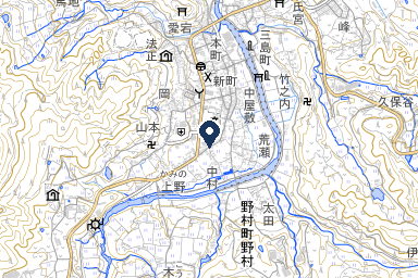 カワダホールの周辺地図