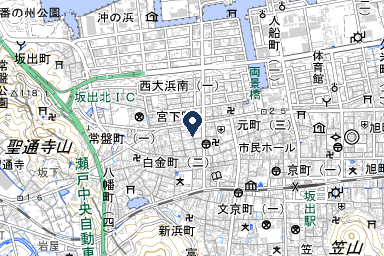 家族葬専用式場はないろ坂出店の周辺地図
