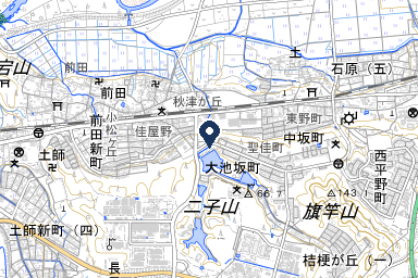 福知山前田シティホールの周辺地図