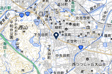 亀岡家族葬ホールの周辺地図