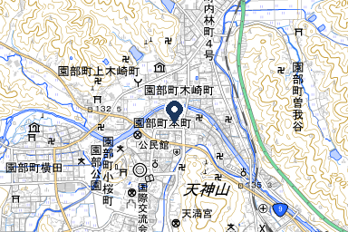 園部家族葬ホールの周辺地図
