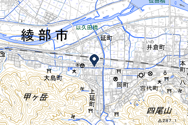 メモリアルホールゆら綾部の周辺地図