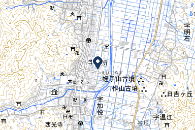 かやホールの周辺地図