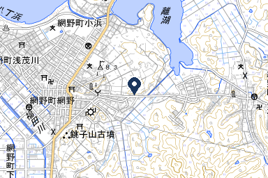 網野ホールの周辺地図