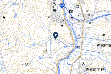 弥栄ホールの周辺地図