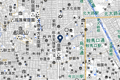 北ブライトホールの周辺地図