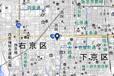西ブライトホールの周辺地図