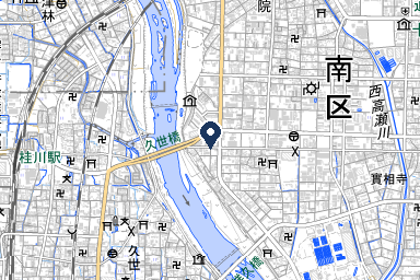 久世橋ブライトホールの周辺地図