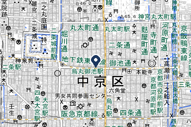 かもがわホールの周辺地図