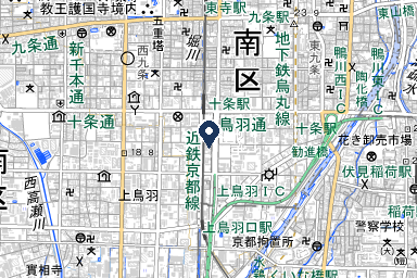 京都南シティホールの周辺地図