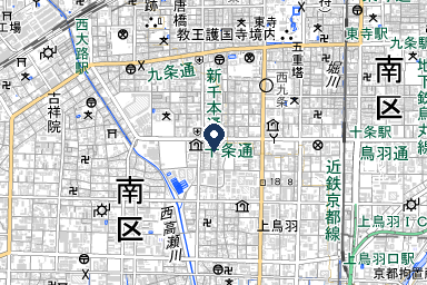 上鳥羽家族葬ホールの周辺地図