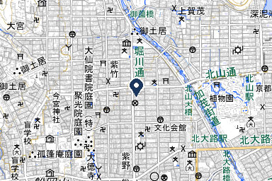 家族葬のいまそう北山会館の周辺地図