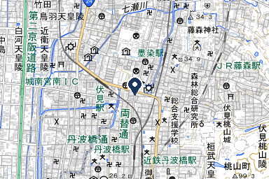 家族葬のいまそう墨染会館の周辺地図