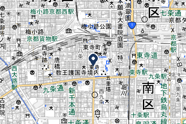 いまそう東寺会館の周辺地図