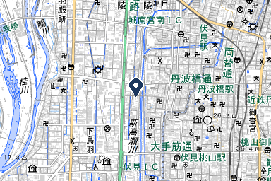 のじりホールの周辺地図