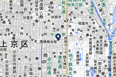 いほりホールの周辺地図
