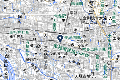 山長会館の周辺地図