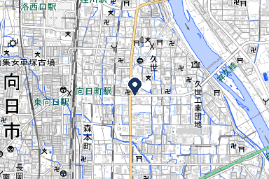 家族葬のファミーユ 久世ホールの周辺地図