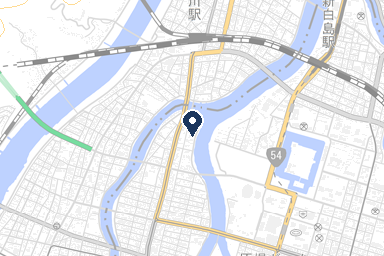 共命ホールの周辺地図