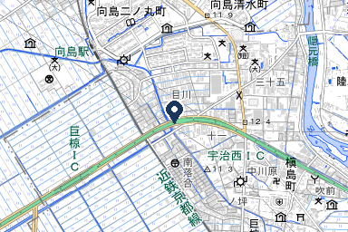 槙島シティホールの周辺地図