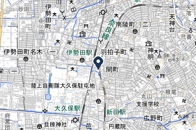 伊勢田シティホールの周辺地図