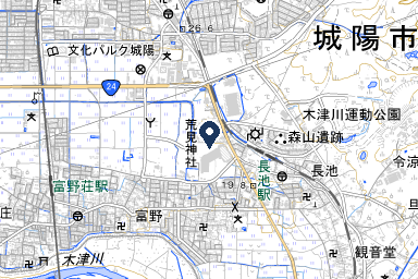 アドバンスホール城陽の周辺地図