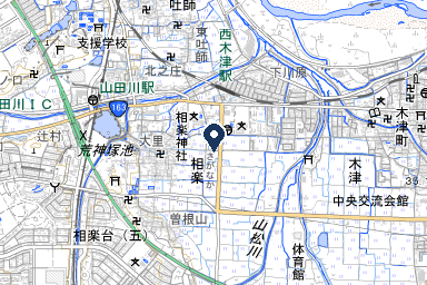 平城セレモニーホールの周辺地図