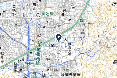 はなみやこ会館の周辺地図