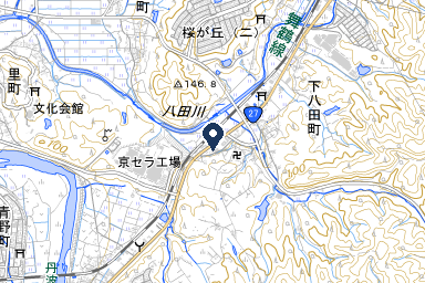 いかるがホールの周辺地図