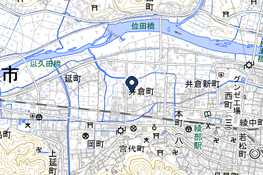 JAセレモニーホールやすらぎ綾部の周辺地図