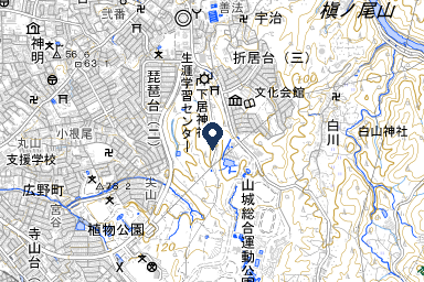 のじり宇治ホールの周辺地図