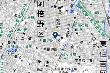公益社 西田辺会館の周辺地図
