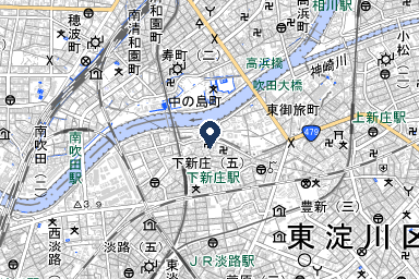 吹田ファミリーホールの周辺地図