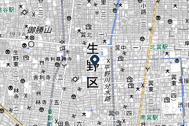 生野ファミリーホールの周辺地図