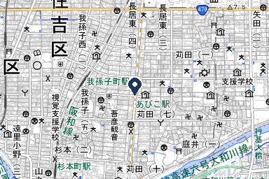 我孫子ファミリーホールの周辺地図