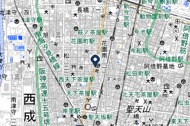 シティホール天下茶屋の周辺地図