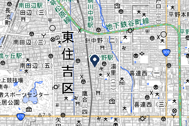 シティホール針中野の周辺地図