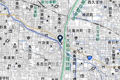 シティホール加美の周辺地図