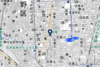 シティホール巽会館の周辺地図