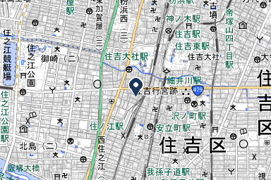家族葬専用式場はないろ住之江浜口店の周辺地図