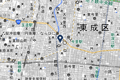 家族葬専用式場はないろ今里店の周辺地図