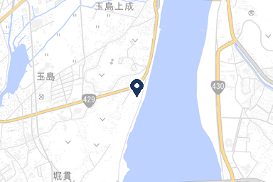 玉島シティホールの周辺地図