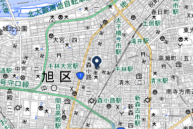 コスモール千林の周辺地図