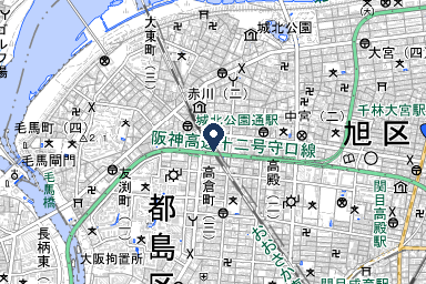 ファミリーホール赤川の周辺地図