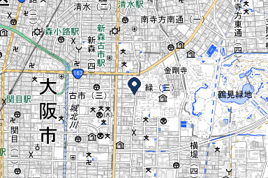 大阪フューネラルホール鶴見の周辺地図